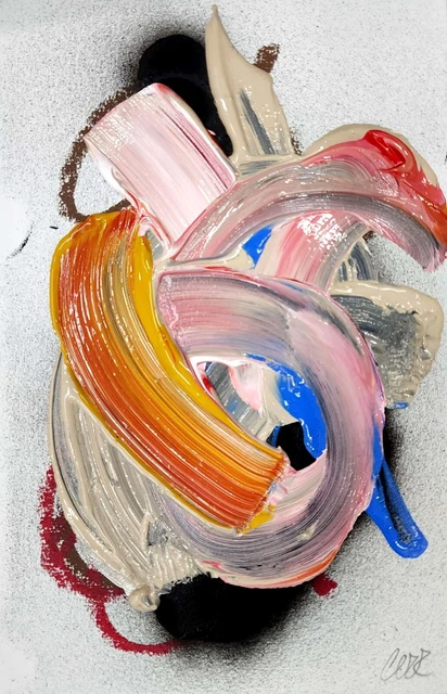 Corbellic Expressionism Art 9X6 Microphone Abstract Original Modern Wall Paper