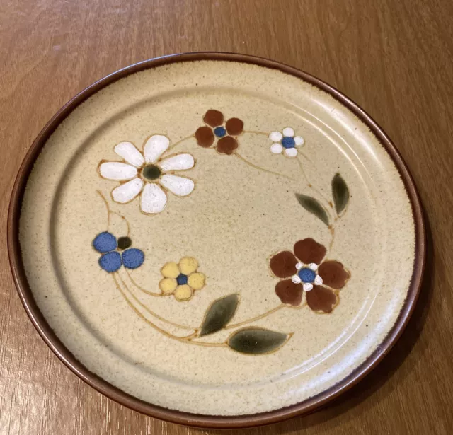 Noritake Stoneware Zest Floral Pattern 8578  Salad Dessert  Plate 8"