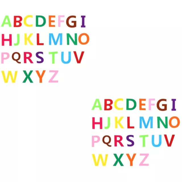 100 Pcs Felt Alphabet Letters Crafts Abc Handmade Materials
