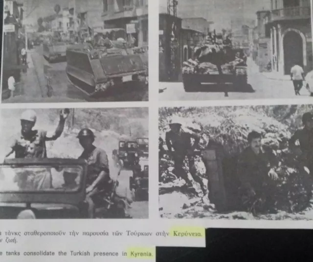 1974 Cyprus Kyrenia "Turkish Invasion: Photo Articles.