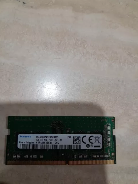 Samsung 8GB PC4-2400T Laptop 2400Mhz 260pin SODIMM DDR4 DDR 4 RAM