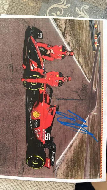 Autografo Charles Leclerc SF23