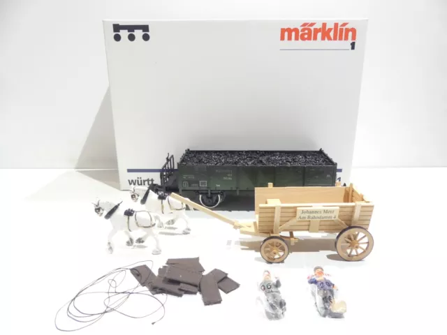 Märklin Spur 1 58581 württembergisches Kohlewagen-Set Johannes Metz in OVP GW49