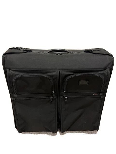 TUMI Alpha Ballistic Nylon Wheeled Garment Bag Luggage 22032DH 25x24x13 Bi Fold