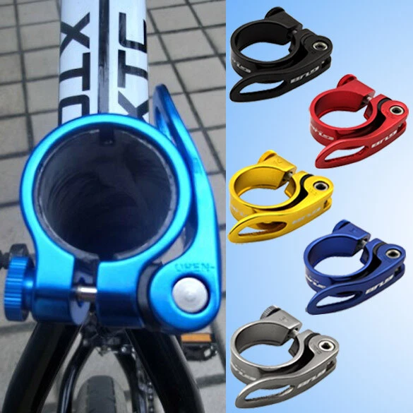 New GUB CX-49 Aluminum Alloy Bicycle Bike Seat Post Clamp QR Quick Release *Z