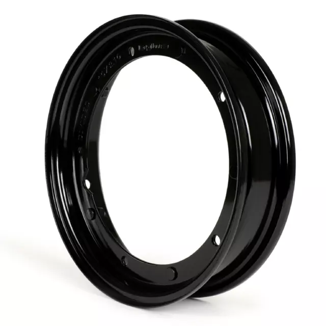 BGM Original Vespa Split Rim Gloss Black (2.10x10) PX, T5, LML, RALLY, GT, GTR