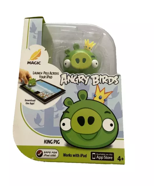 Angry Birds Launch Pigs Across Your iPad King Pig Figure Rovio Entertainment New