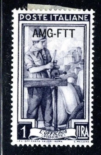 Italy Trieste  Europe  Overprint Amg-Ftt Stamp  Mint Hinged   Lot 1898T
