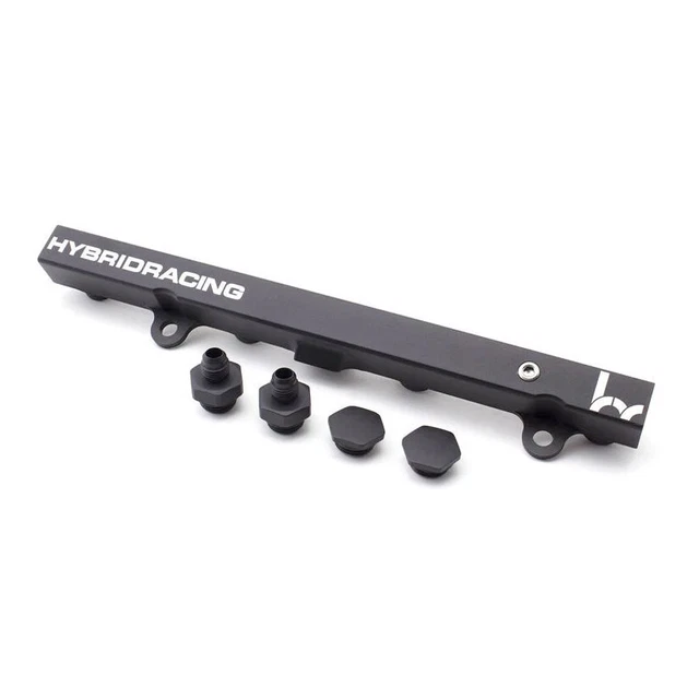 Hybrid Racing Per Honda K-Series Swap Fuel Rail K-Swap/Universale Nero
