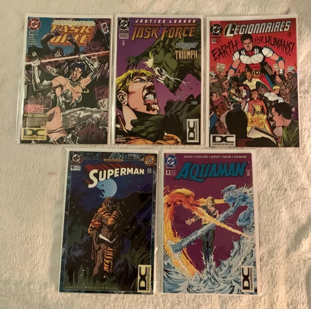 Mixed Lot Of 6 DC Universe Logo Variants!