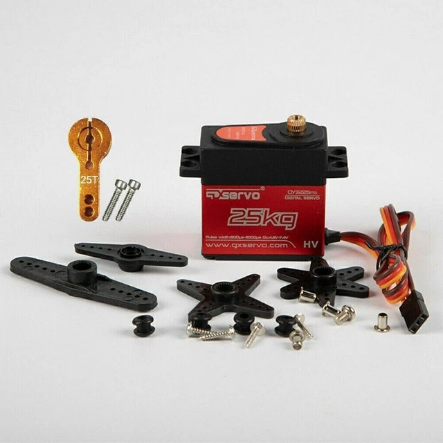 Adeept AD004 Micro Servo 17G – 4,8 Kg.cm, Engrenages Métal – Pour Drone, RC, Robot – Lot 4