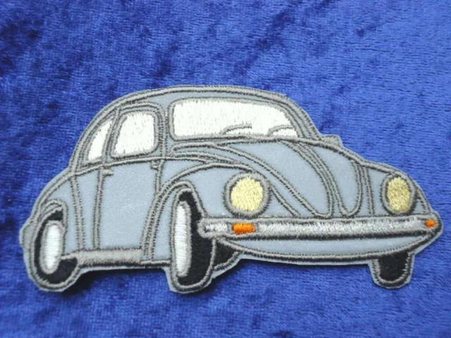 Volkswagen VW Maggiolino Toppa/Adesivo / Toppa Fronte Dx Blu Grigio