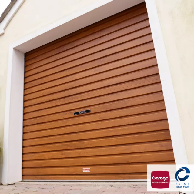 GDS Duraroll Roller Shutter Garage Door to fit 7x7 opening (GOLDEN OAK)