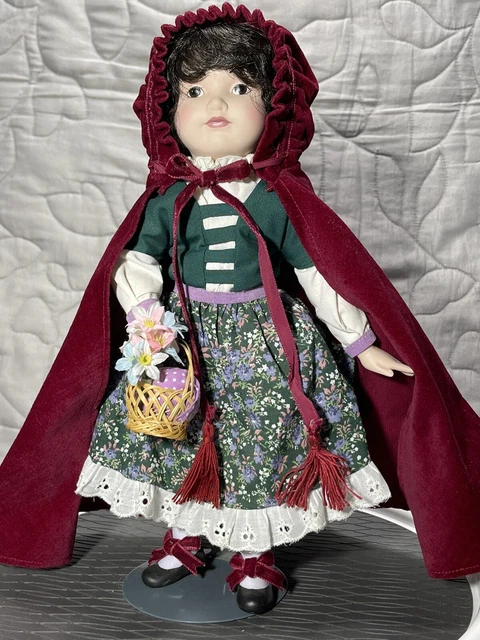 Little Red Riding Hood, Franklin Heirloom Doll Collection (Porcelain)