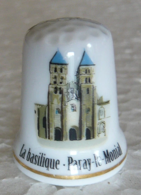 Dé à Coudre En Porcelaine Fine Licorne - Collection Birchcroft China, Boîte Cadeau Incluse