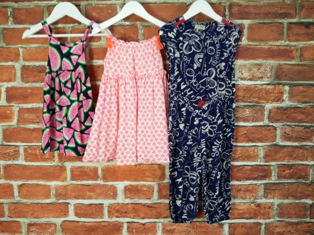 Girls Bundle Aged 2-3 Years Gap Next Jumpsuit Summer Dresses Bright Floral 98Cm