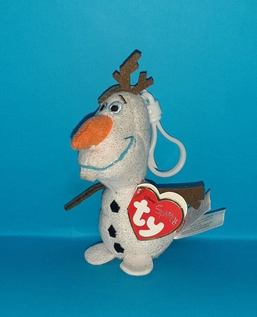 TY PLUSH OLAF FROZEN MOVIE Toy Beanie Boos Plush Keychain Babies £10.02