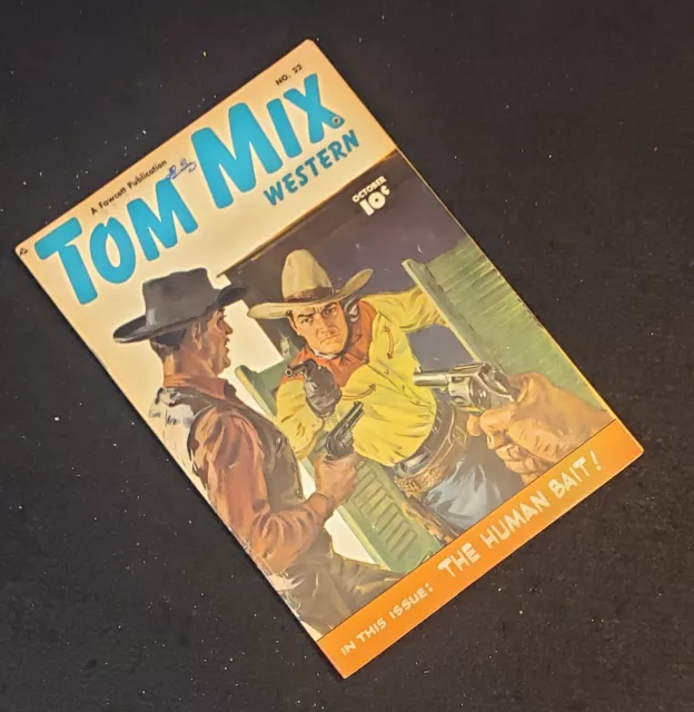 Tom Mix Western #22 - '50 Fawcett Golden Age Comic Book - Carl Pfeufer Art (273)