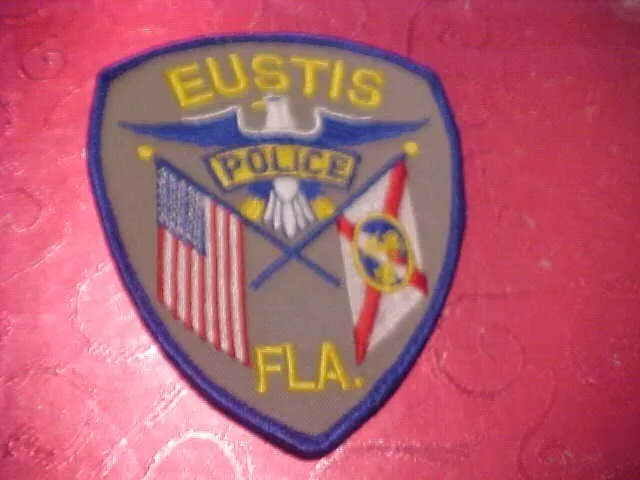 Eustis Florida Police Patch  Shoulder Size Used Not A Badge