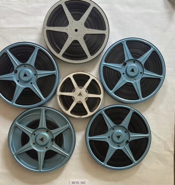 Película vintage de 8 mm, lote de 6 carretes, películas caseras, ¿Las Vegas?