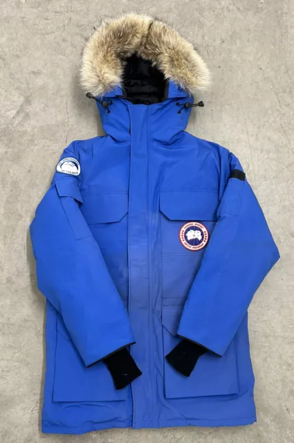 Canada Goose Expedition Down Parka PBI Royal Blue Men's XS/TP W Tags Fusion Fit 2