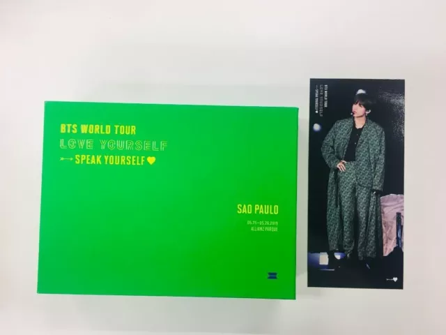 BTS LOVE YOURSELF SAO PAULO WORLD TOUR DVD  SPEAK YOURSELF Bookmark V