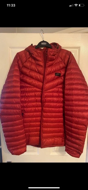 Red nike deals bubble coat