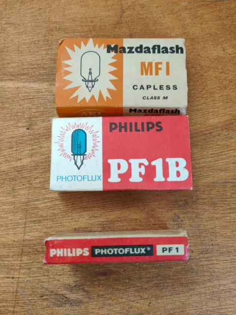 Philips PF 1 B PF1B 5 piezas bombillas flash bombilla caja original