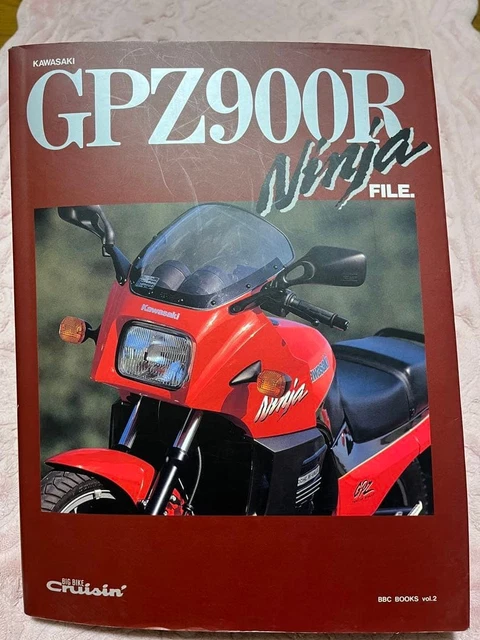 KAWASAKI GPZ900R NINJA File 3 Book, Parts List, 215 Pages, Used