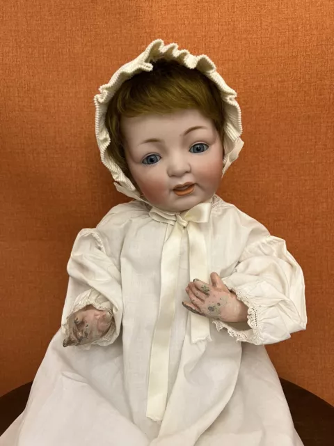 Antique 18" German Bisque Head Doll JDK Kestner 211 Sammy On Kestner Body Cute!