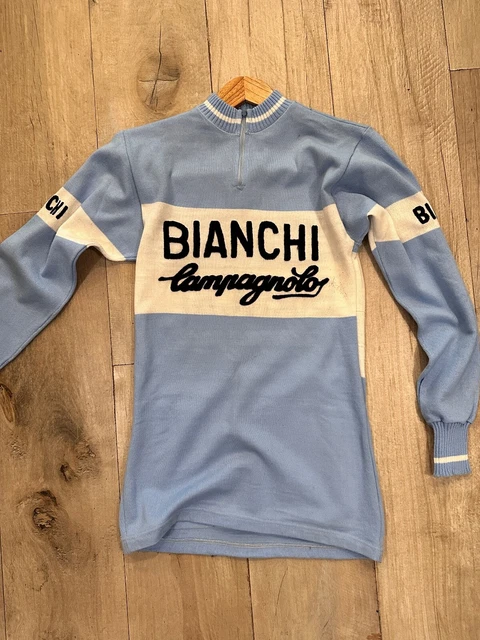 Maillot Vintage Eroica – Castelli 80% Laine, Taille XL (années 70)