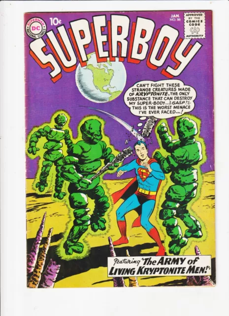 SUPERBOY 86 Superman SILVER Age 1960 DC COMIC  1st  PETE ROSS; Lightning Lad 7.0