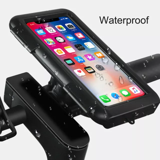 Bike Handlebar Phone Mount Holder Bracket For Motorcycle Bicycle Waterproof 3