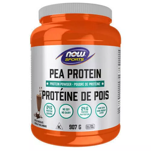 Pea Protein Vegan Dutch Chocolate 907 Grams By Now
