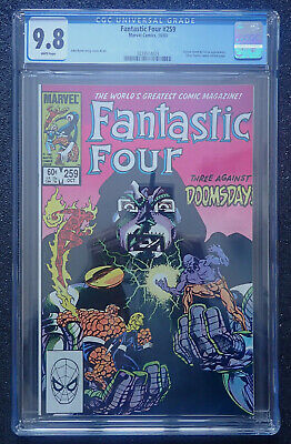 Fantastic Four #259 👓 CGC 9.8 WHT 👓 Doctor Doom, Silver Surfer, Terrax 1983