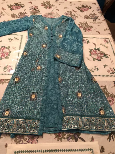 pakistani Indian shalwar kameez Anarkali readymade jacket style