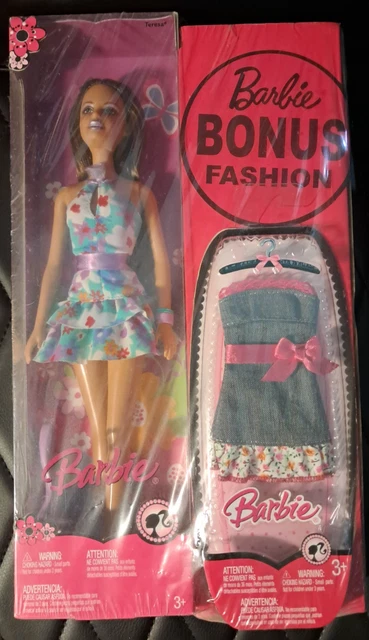 Barbie Style Glam 2015 NRFB - Poupée Avec Faux Cils Et Jupe Fleurie - Collection DHD85