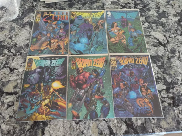 lot 6 issues Image Comics Weapon Zero T4-T1,0,1