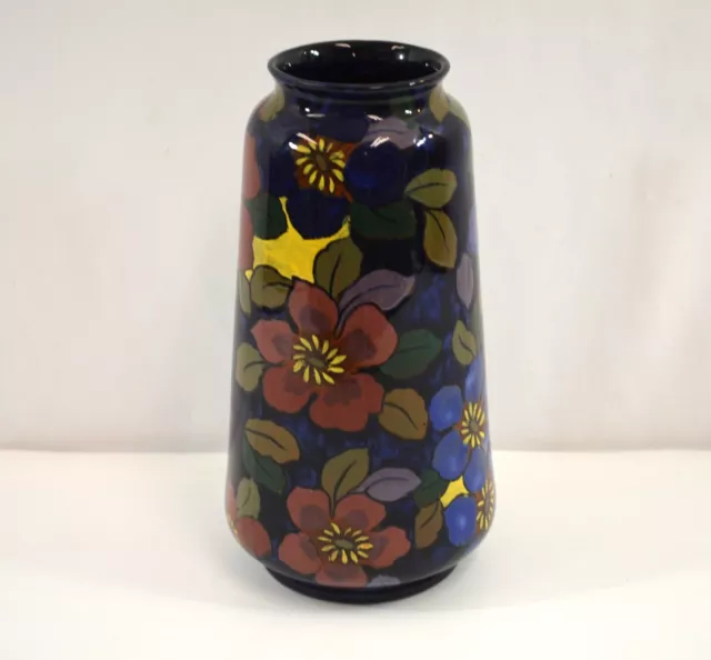 Royal Stanley Ware Jacobean Clematis Flower Vase 1930s Handpainted 362M C&Co.