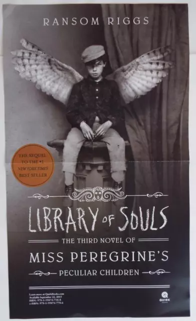 SDCC 2015  LIBRARY OF SOULS Miss Peregrine's Peculiar Children  Poster 14  x  24