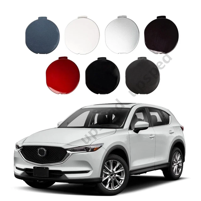 Front Bumper Tow Hook Cover For Mazda CX-5 2017-2021 - Easy Clip-On Replacement