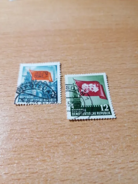 Briefmarken DDR 1953 MiNr 344/346 70.Todestag Karl Marx gestempelt