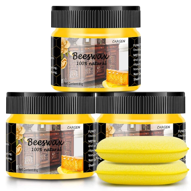 1x Beeswax Furniture Polish Wood Seasoning Beewax Natural Wax Traditional