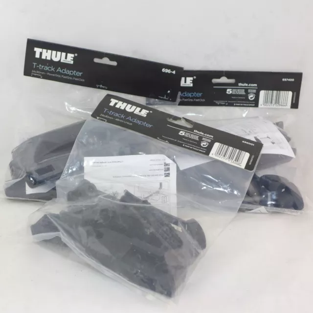THULE T-TRACK ADAPTATEUR Cintre Sur Vis Moleté 20/24mm Profil Pour