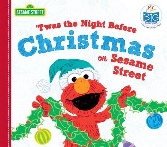 Twas the Night Before Christmas on Sesame Street by Sesame Workshop (English) Bo