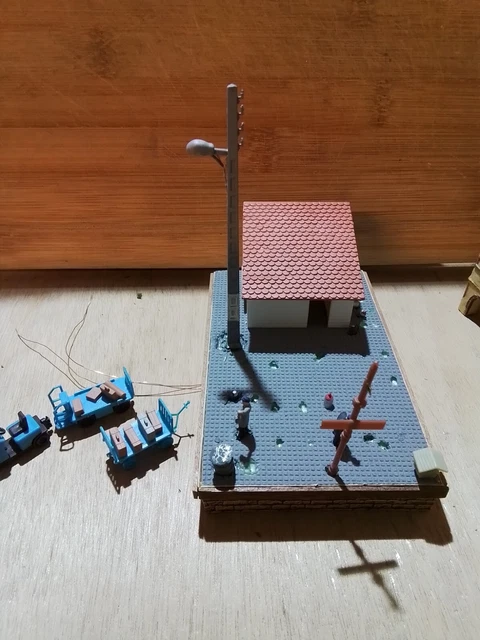 JOUEF HO. SCENE MAQUETTE QUAI DE DECHARGEMENT Hangar Hall EUR 8,00 - FR