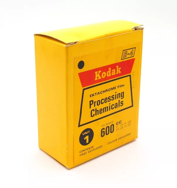 Kodak Ektachrome E-4 Film Processing Chemicals - Unused - New Old Stock