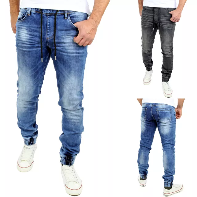 Reslad Jogging-Jeans Herren Relaxed Fit Jeans-Hose Jogginghose Jogger RS-2073