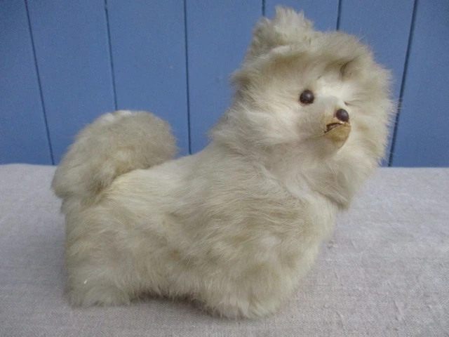 Ancien Chien Loulou Spitz Poupee Mode French Doll Dog Brum Jumeau