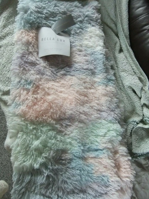 Bella lux fur throw best sale